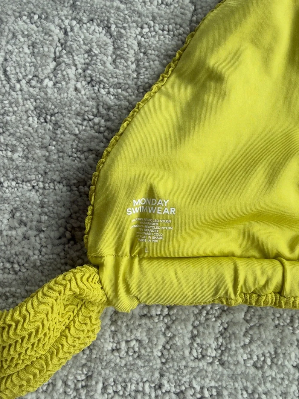 Monday Swimwear  - Lemongrass Crinkle Top